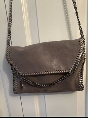 Stella McCartney  Falabella Fold-Over Chain Crossbody Bag